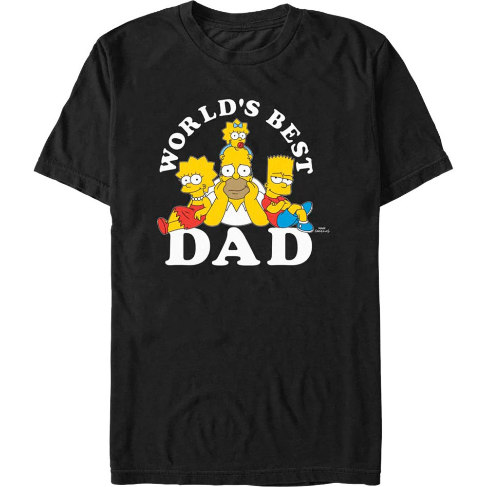 Worlds Best Dad Simpsons Tshirt